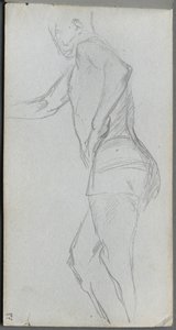 Carnet de croquis, page 87 : Étude de figure - Jean Louis Ernest Meissonier