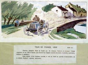 Course : le Tour de France - Ernest Montaut