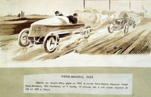 La course Paris-Madrid - Ernest Montaut
