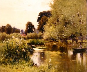 Sur le Pang, vers 1900 - Ernest Parton
