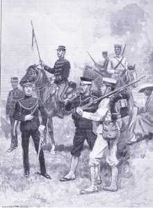 Types de soldats japonais, illustration de l