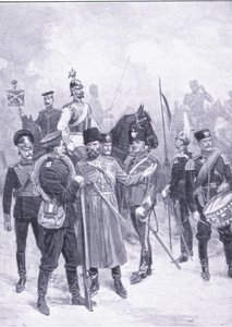 Types de soldats russes, illustration de l