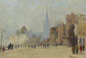 Broadgate Coventry après le raid, novembre 1940, 1940-44 - Ernest Townsend