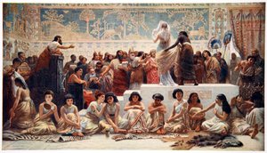 Le Marché de Mariage Babylonien, 1915 - Ernest Wellcousins