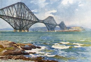 Pont de Forth et côte de Fife - Ernest William Haslehust