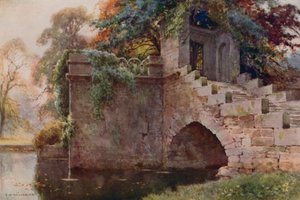 La tonnelle de la reine Mary, Chatsworth - Ernest William Haslehust