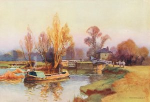 La Tamise : Écluse d