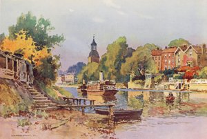 Rivière Thames : Sunbury - Ernest William Haslehust