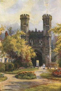 La porte, abbaye de St. Augustine - Ernest William Haslehust