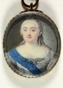Élisabeth Petrovna, impératrice de Russie (émail)