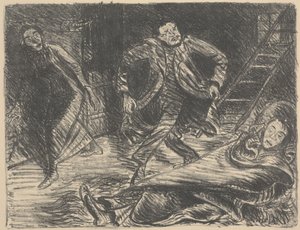 Danse Désespérée, illustration pour la pièce "Der Arme Vetter" - Ernst Barlach