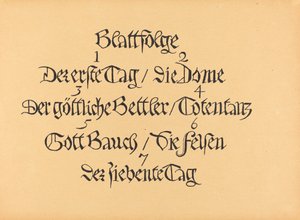 Die Wandlungen Gottes - Ernst Barlach