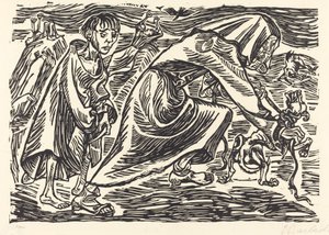 Le Chien de Fourrière, 1919 - Ernst Barlach