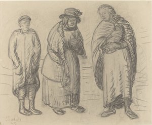 Trois figures, 1913 - Ernst Barlach