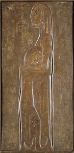 Veuve et fille : Étude pour le mémorial des morts de la Première Guerre mondiale - Ernst Barlach