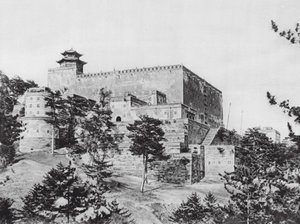 Jehol, Potala, Chihli, Bâtiment principal à Potala, Vue du sud-ouest - Ernst Boerschmann