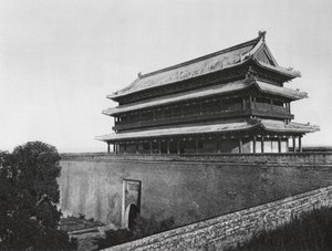 Sianfu, Pei men, Shensi, tour principale de la porte nord - Ernst Boerschmann