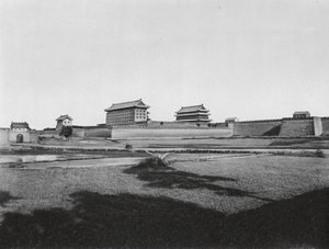 Sianfu, Pei men, Shensi, Porte Nord de Sianfu, la capitale provinciale - Ernst Boerschmann