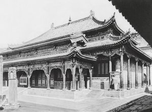 Wu tai shan, Hien tung sze, Shansi, Grande Salle de Prière - Ernst Boerschmann