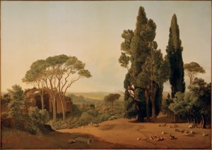 La Villa Hadriana près de Tivoli - Ernst Christian Frederik Petzholdt
