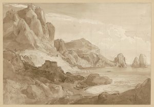La côte sud de Capri et les Faraglioni - Ernst Fries