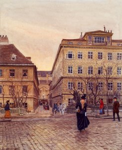 Le marché aux grains et la rue Papageno à Vienne - Ernst Graner