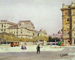 Anneau et Opéra à Vienne, Autriche - Ernst Graner