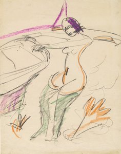 Baigneur, 1912-1913 - Ernst Ludwig Kirchner
