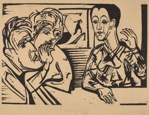 Conversation, 1929 - Ernst Ludwig Kirchner