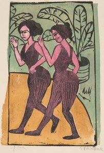 Danseurs de step anglais, 1911 - Ernst Ludwig Kirchner