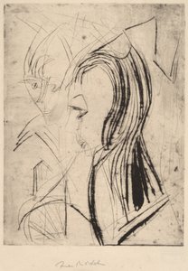 Têtes de deux filles