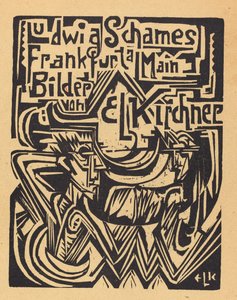Ludwig Schames Francfort-sur-le-Main, Peintures de E. L. Kirchner, 1919