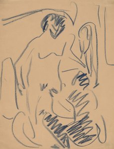 Nu sur la plage, 1910 - Ernst Ludwig Kirchner