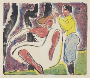Danseurs russes, 1909 - Ernst Ludwig Kirchner