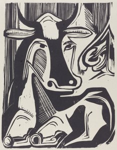 Grosse Liegende Kuh, 1929 - Ernst Ludwig Kirchner