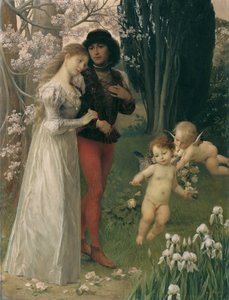 Francesca da Rimini et Paolo - Ernst Klimt