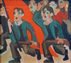 Révolution du 1er mai - Ernst Ludwig Kirchner