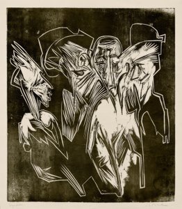 Absalom et ses conseillers - Ernst Ludwig Kirchner