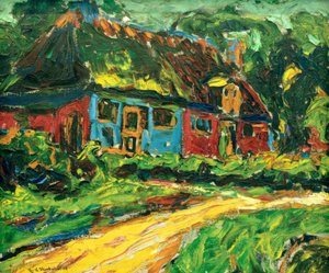 Vieille maison à Fehmarn - Ernst Ludwig Kirchner