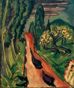 Autoroute dans le Taunus - Ernst Ludwig Kirchner