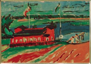 Bains publics près de Dresde - Ernst Ludwig Kirchner