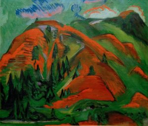 Ligne des arbres - Ernst Ludwig Kirchner