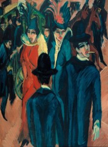 Scène de rue berlinoise - Ernst Ludwig Kirchner