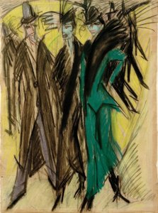 Scène de rue berlinoise - Ernst Ludwig Kirchner