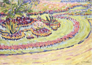 Blumbenbeete - Ernst Ludwig Kirchner