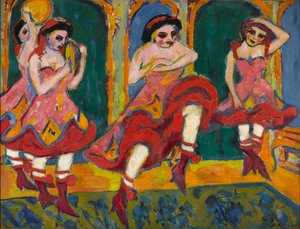 Danseurs de Czardas, 1908-1920 - Ernst Ludwig Kirchner