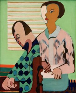 Le couple. Autoportrait avec Erna - Ernst Ludwig Kirchner