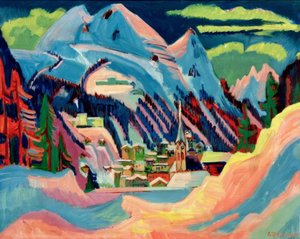 Davos en hiver - Ernst Ludwig Kirchner