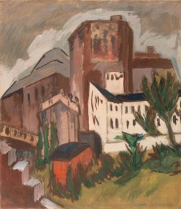 La tour de la ville - Ernst Ludwig Kirchner