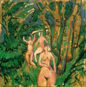 Trois nus dans la forêt